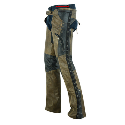 BSM3111 Women's Stylish Lightweight Hip Set Chaps- Two Tone