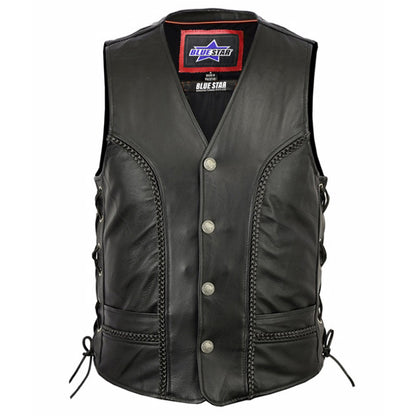 BSM1553 Men's Braided Vest