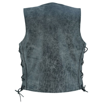 BSM2501 Women's Gray Single Back Panel Concealed Carry Vest