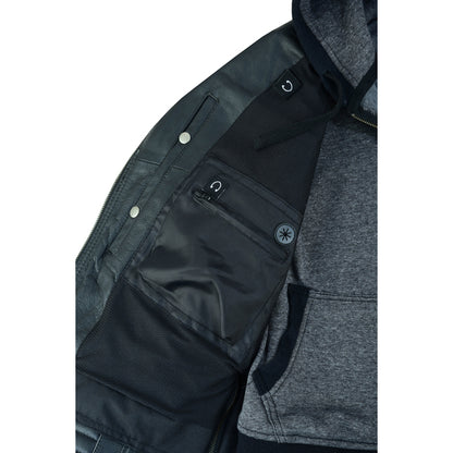 BSM2111 Women's M/C Jacket with Rub-Off Finish