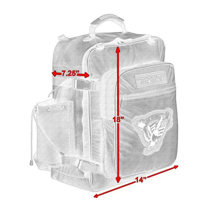 BSM4520 THREE PIECE SISSY BAR BACK PACK