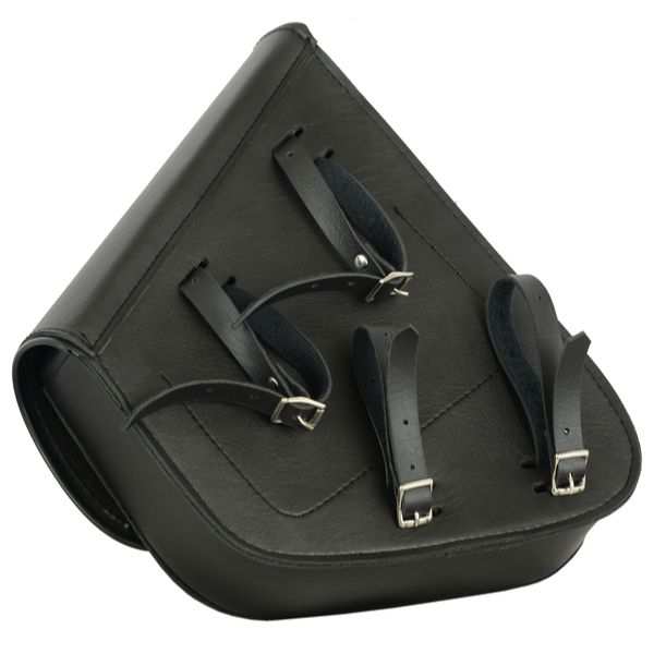 BSM4542 LEFT SIDE PREMIUM LEATHER SWING ARM BAG W/ BUFFALO SNAPS
