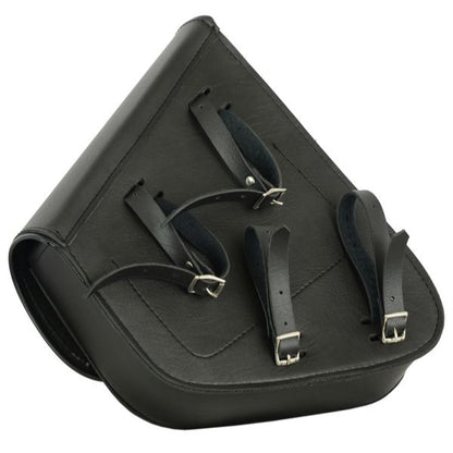 BSM4542 LEFT SIDE PREMIUM LEATHER SWING ARM BAG W/ BUFFALO SNAPS