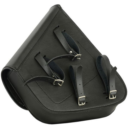 BSM4543 LEFT SIDE SYNTHETIC LEATHER SWING ARM BAG W/ BUFFALO SNAPS
