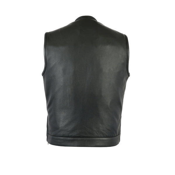 BSM1549 Upgraded Style Gun Pockets, Hidden Gun Metal Zipper, Bottom Sid