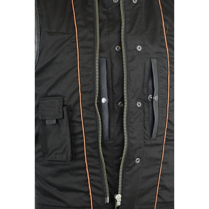 BSM1549 Upgraded Style Gun Pockets, Hidden Gun Metal Zipper, Bottom Sid