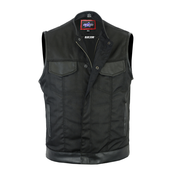 BSM1557 Concealed Snap Closure, Textile Material, W/O Collar & Hidden Z