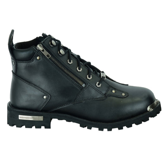 BSM4100 Men's 6'' Side Zipper Plain Toe Boot