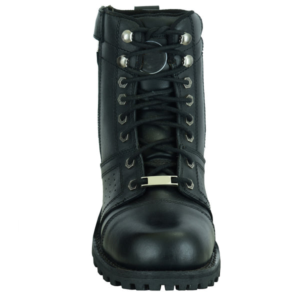 BSM4101 Men's 6'' Side Zipper Plain Toe Boot W/Perforation