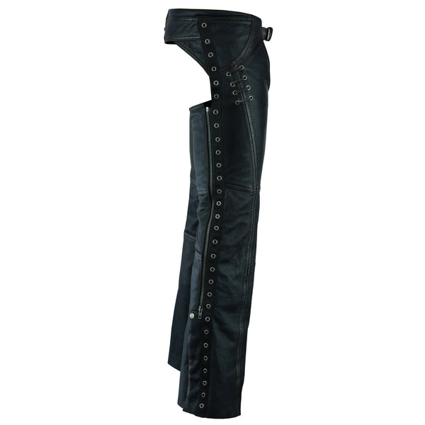 BSM3113 Women's Stylish Lightweight Hip Set Chaps in Lightweight Drum D
