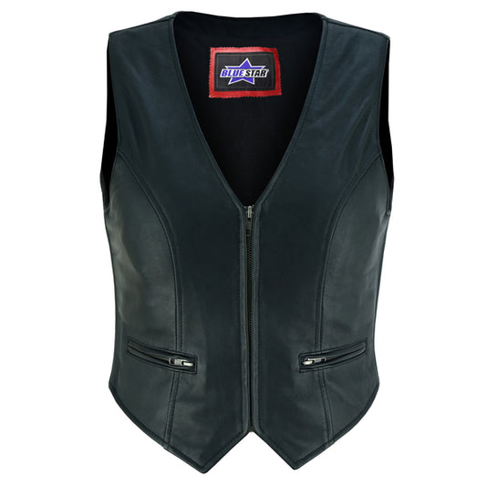BSM2508 Women's Stylish Lightweight Zipper Front Vest