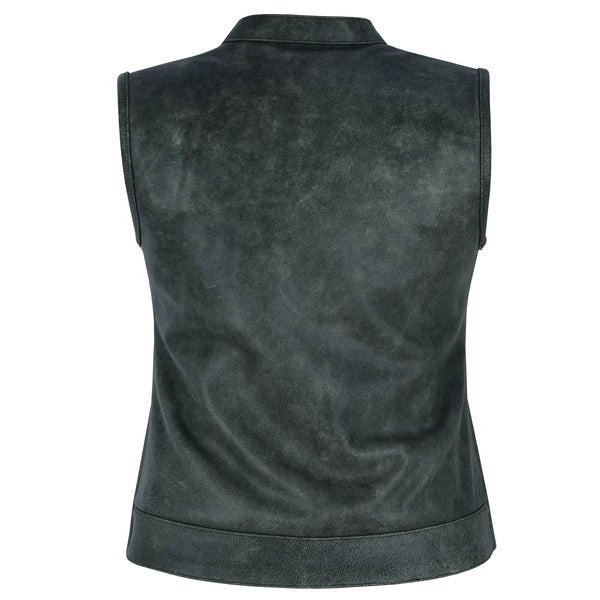 BSM2547 Women's Premium Single Back Panel Concealment Vest - GRAY