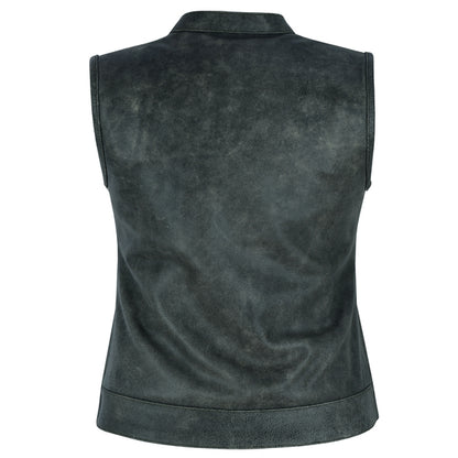 BSM2547 Women's Premium Single Back Panel Concealment Vest - GRAY