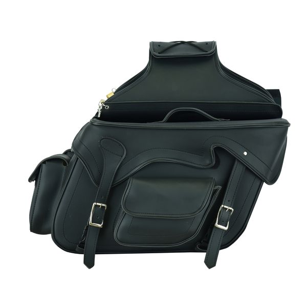 BSM4545 TWO STRAP SADDLE BAG