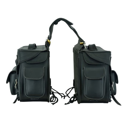 BSM4545 TWO STRAP SADDLE BAG