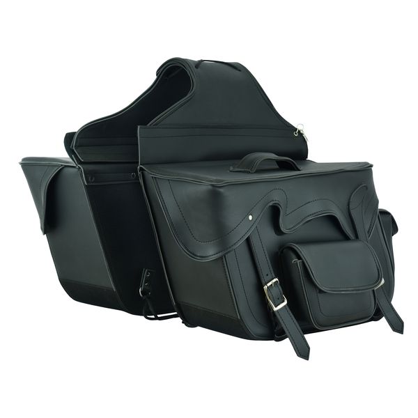BSM4545 TWO STRAP SADDLE BAG