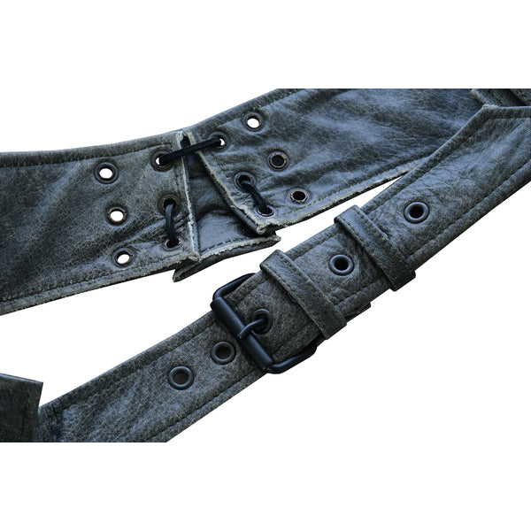 BSM3116 Unisex Double Deep Pocket Thermal Lined Chaps - GRAY