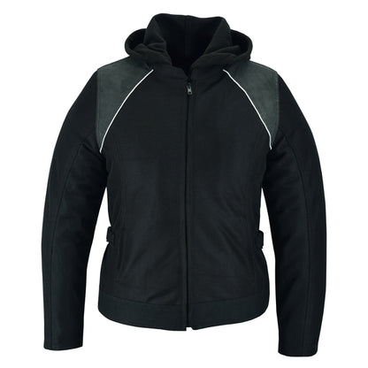 BSM2120 Women's Mesh 3-in-1 Riding Jacket (Black/Black Tone Reflective)