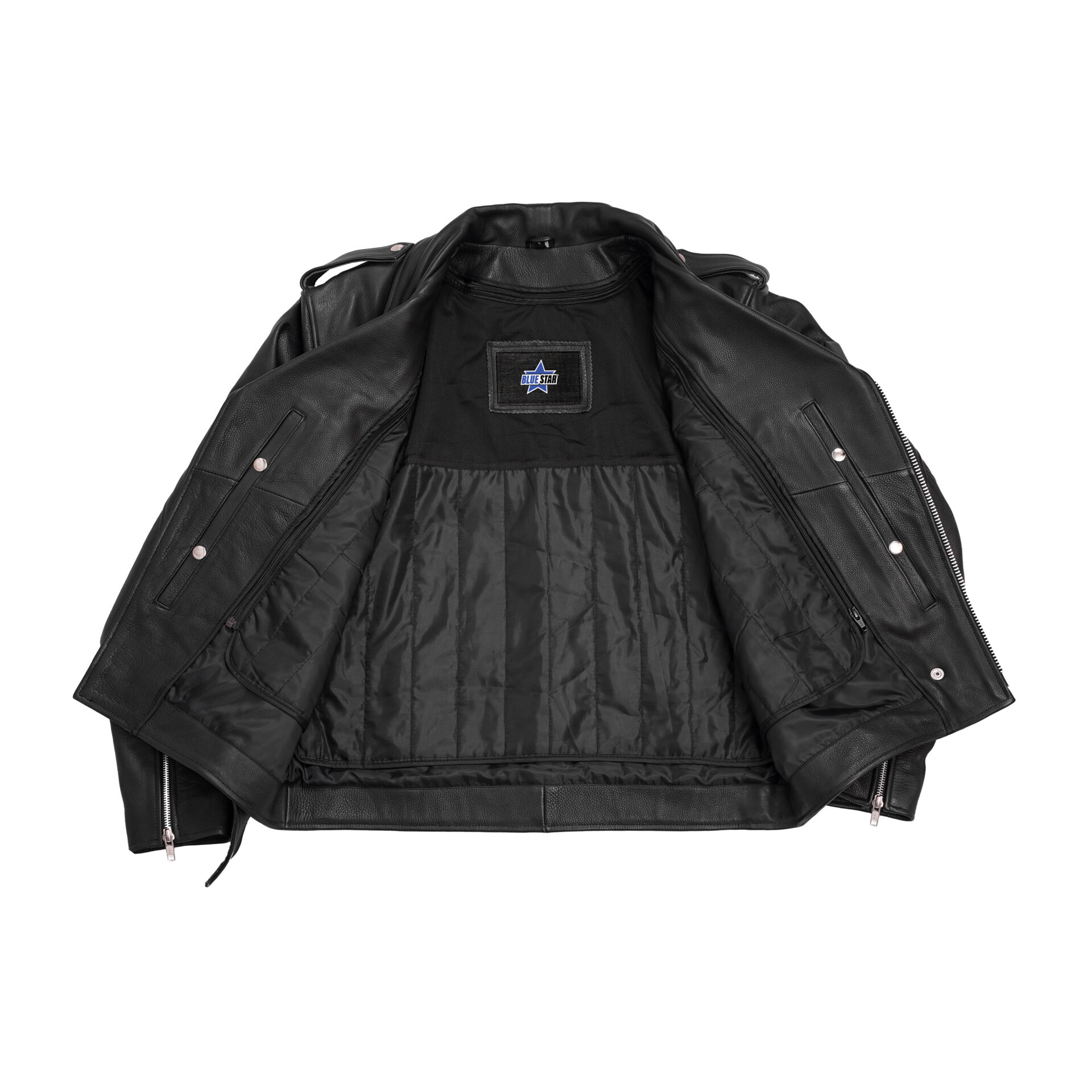 BSM1101 Men's Premium Classic Plain Side Police Style Jacket - Image 5
