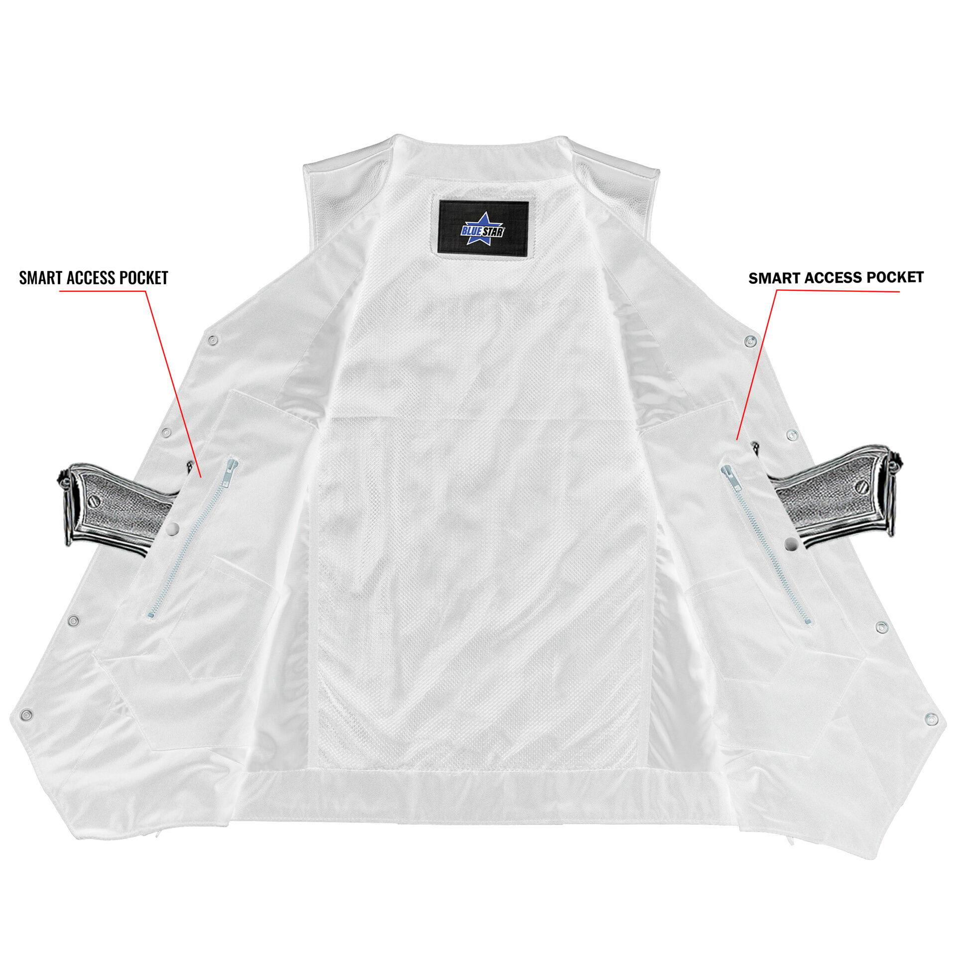 BSM1523 Men's Ten Pocket Utility Vest - TALL - Image 4