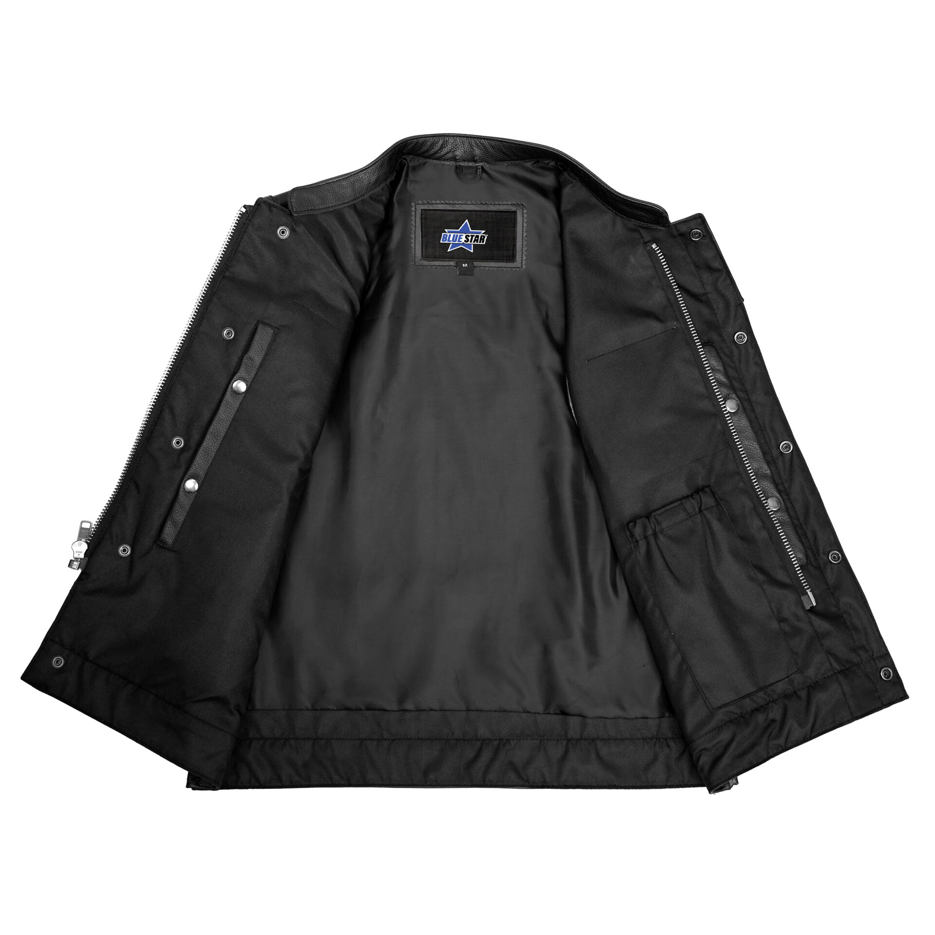 BSM1572 Concealed Snap Closure, Scoop Collar & Hidden Zipper - Image 5