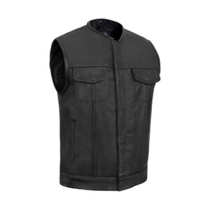 BSM1573 Concealed Snap Closure, Without Collar & Hidden Zipper
