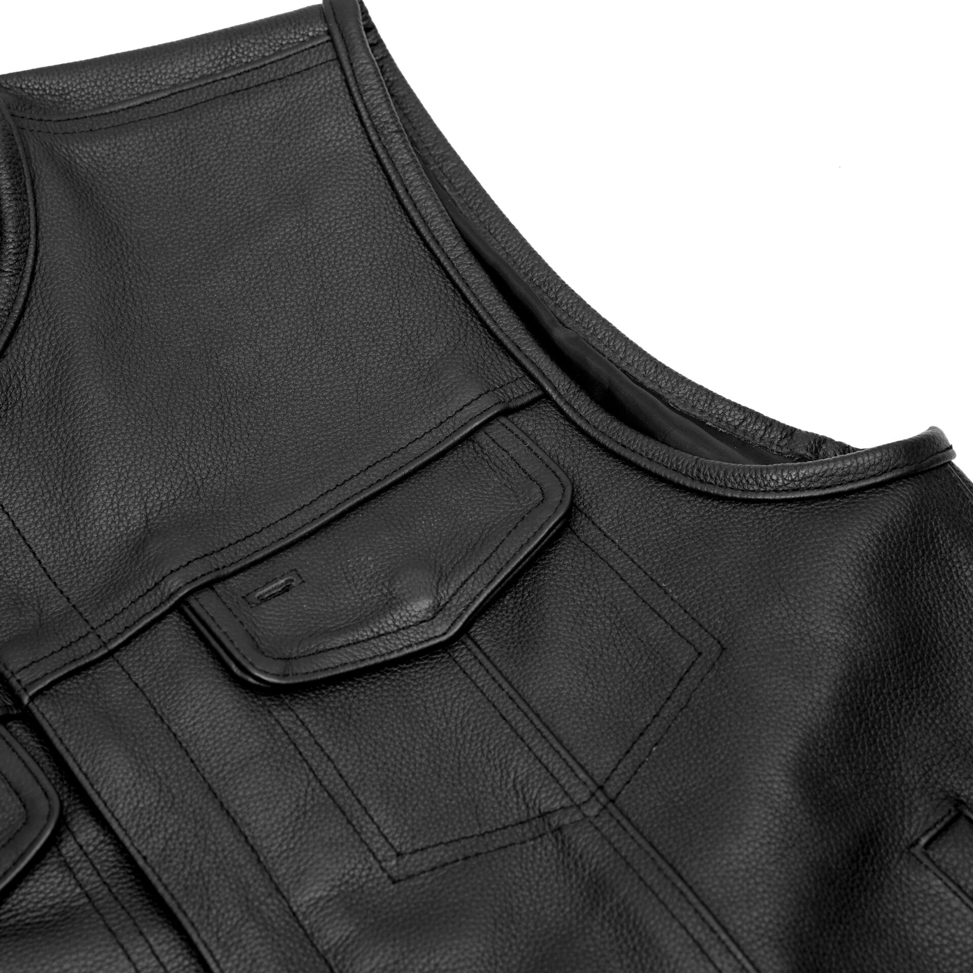 BSM1573 Concealed Snap Closure, Without Collar & Hidden Zipper - Image 7