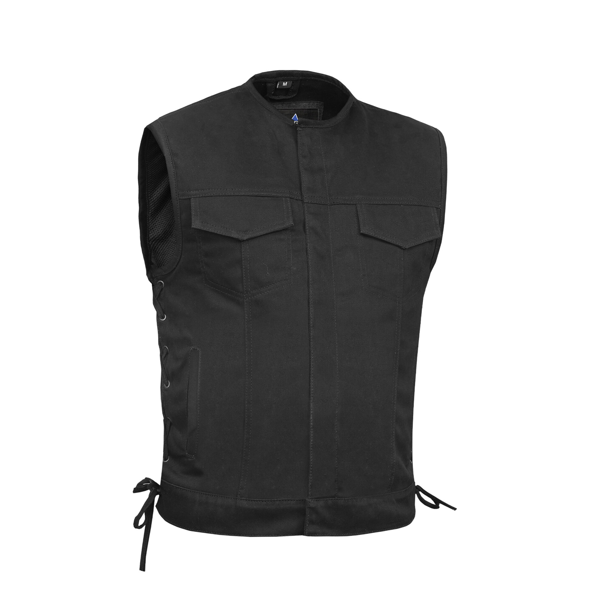 BSM1571 Denim Material, Upgraded Style Gun Pockets, All black construct