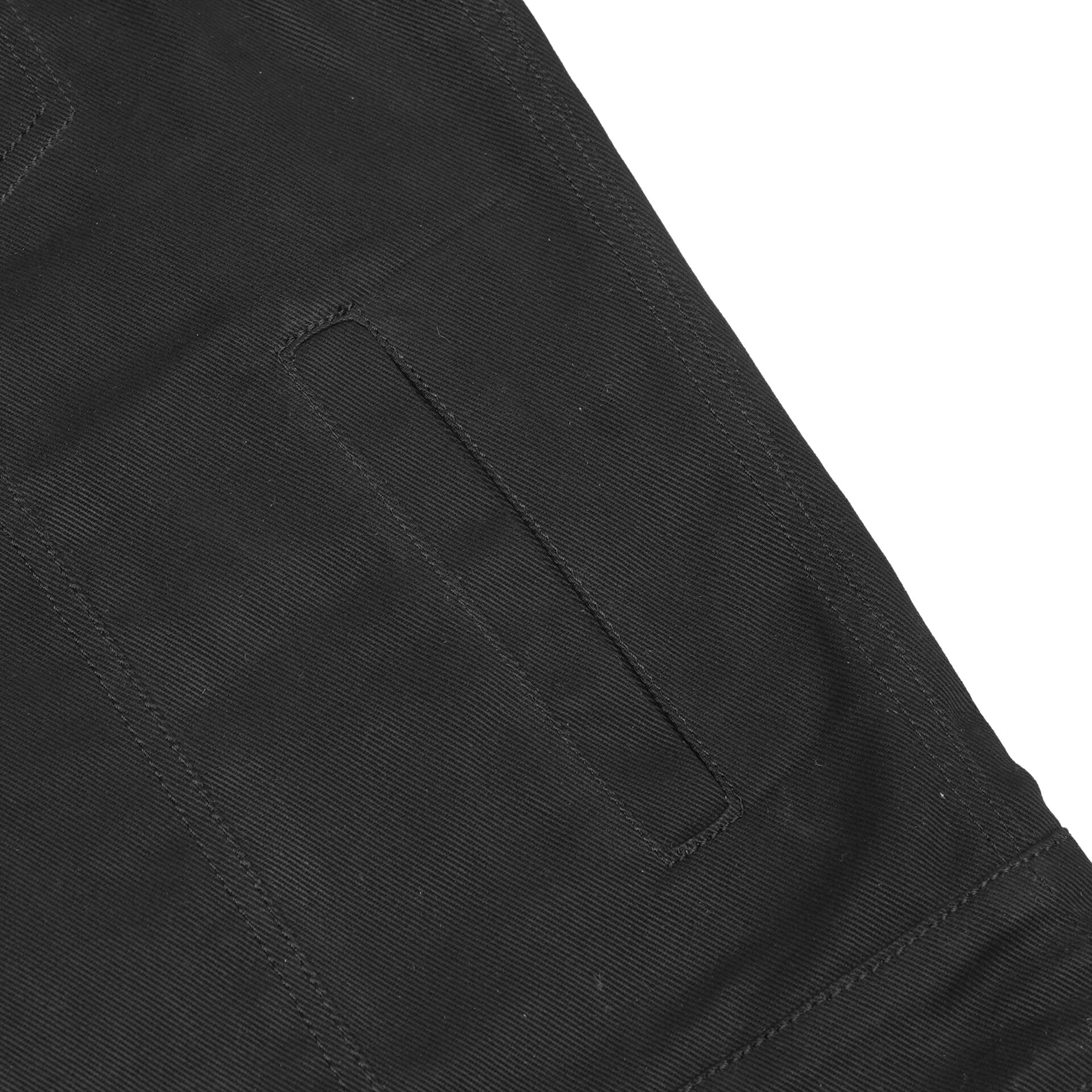 BSM1565 Men's Black Denim Single Back Panel Concealment Vest w/Rem - Image 9