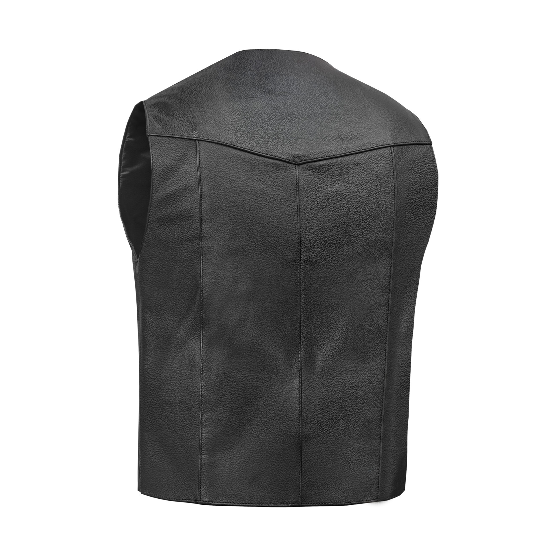 BSM1516 Men's Plain Side Economy Vest - Image 2