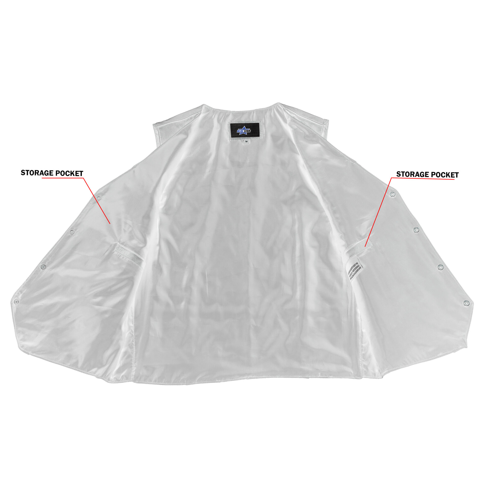 BSM1516 Men's Plain Side Economy Vest - Image 4