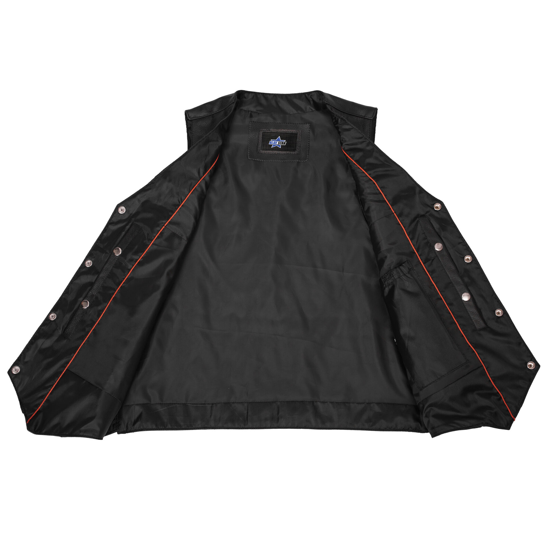 BSM1526 Men's Single Back Panel Concealed Carry Vest (Buffalo Nickel Sn - Image 5