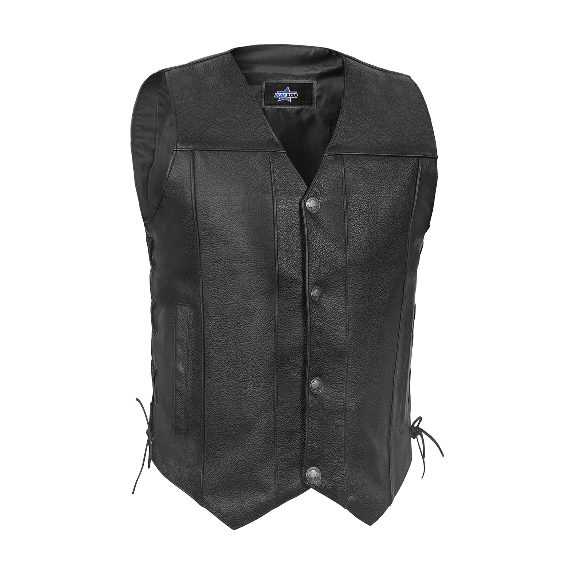 BSM1528 Men's Single Back Panel Concealed Carry Vest (Buffalo Nickel He