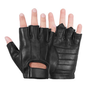 BSM3352 Men's Hardy Deer Skin Fingerless Glove