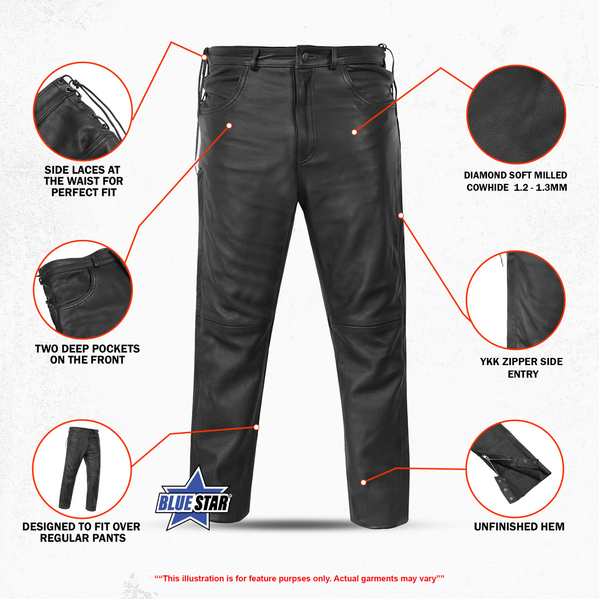 BSM3112 Men's Deep Pocket Over Pant - Image 3