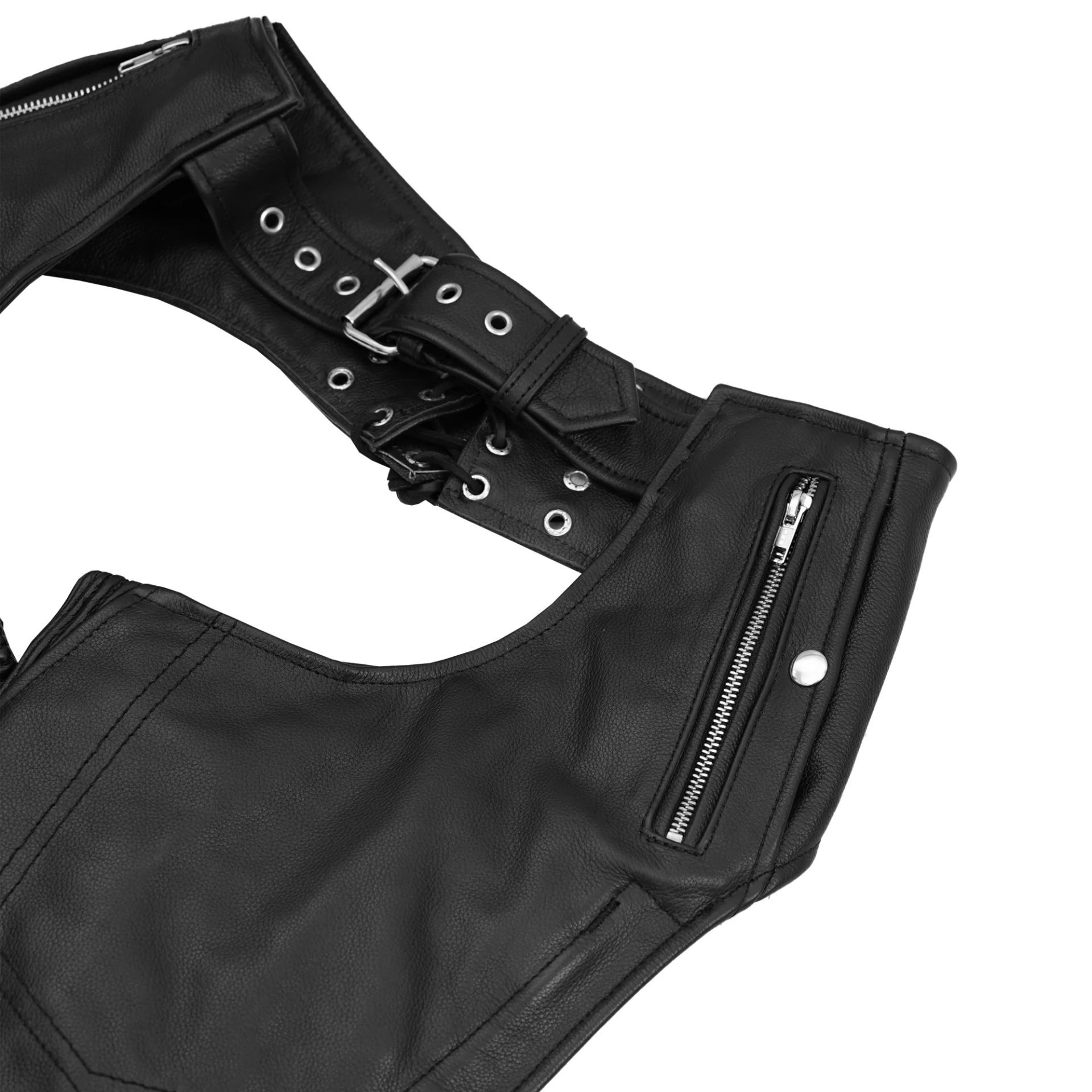 BSM3102 Unisex Double Deep Pocket Thermal Lined Chaps - Image 6