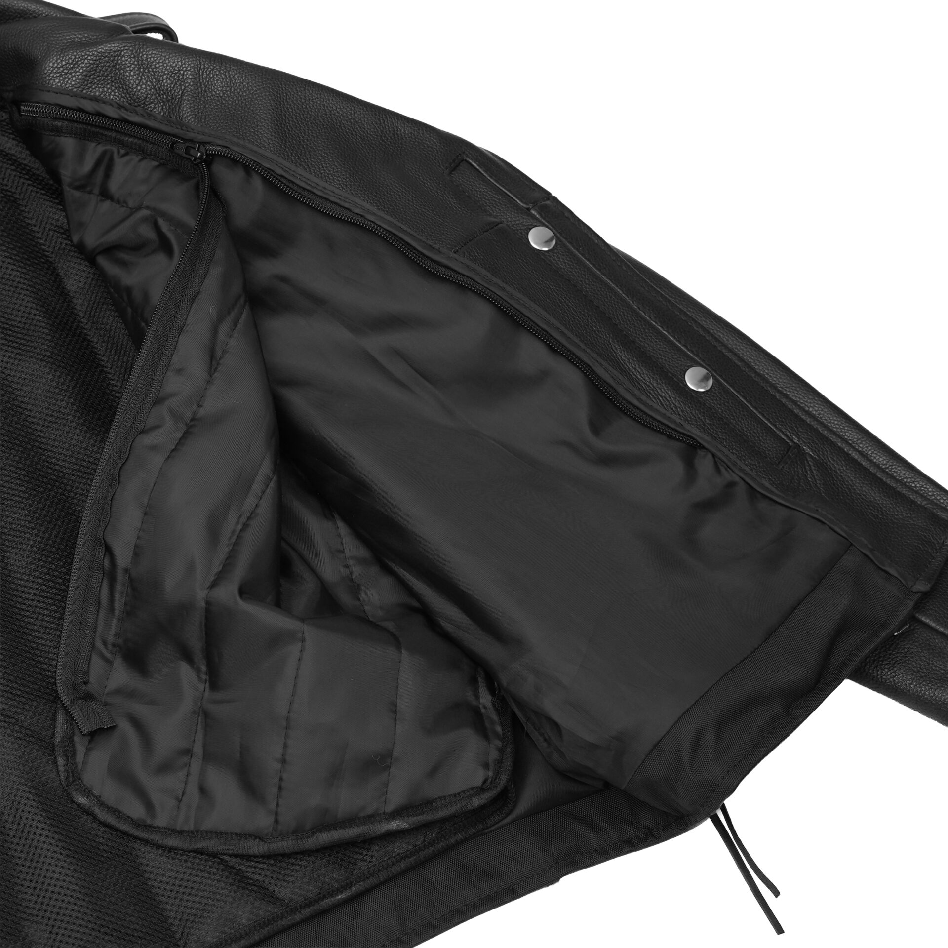 BSM1116 Men's Classic Side Lace Police Style M/C Jacket - Image 7