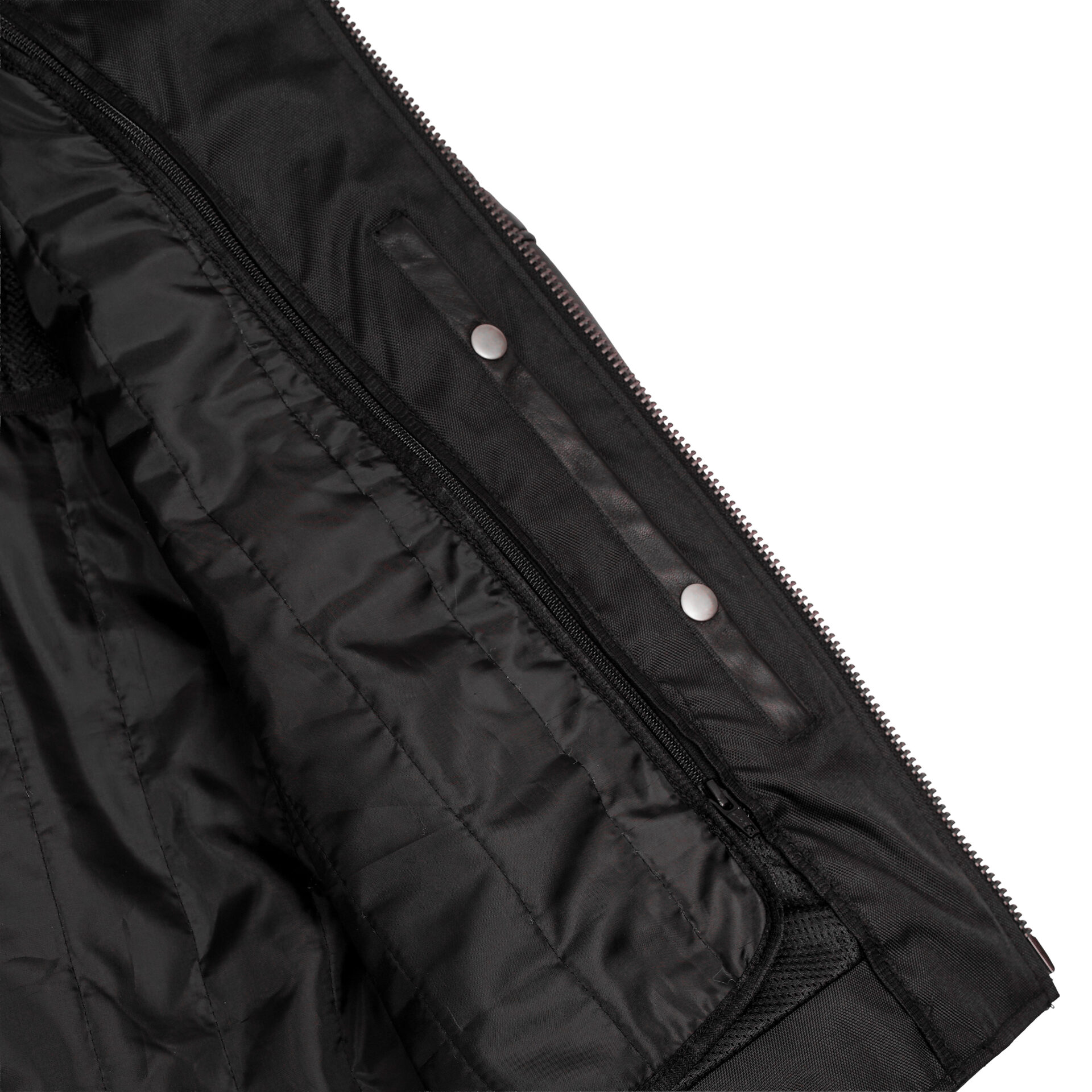 BSM1133 Men's Lightweight Drum Dyed Naked Lambskin Crossover Scooter Jacket - Image 7
