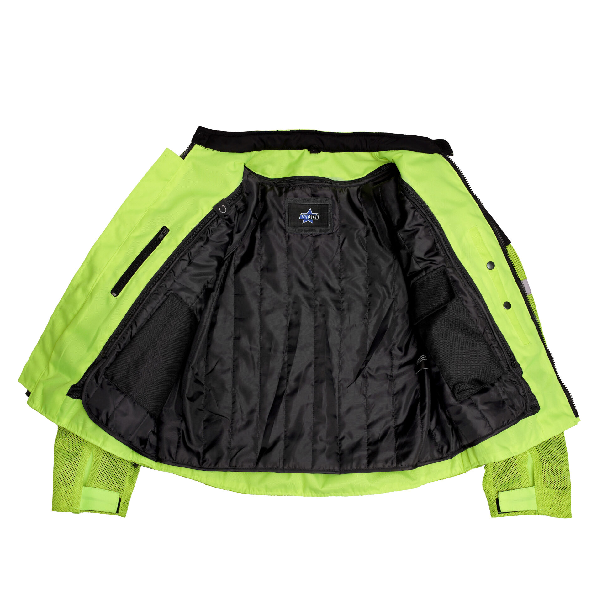BSM1137 MEN'S PERFORMANCE MESH JACKET – HIGH VIS - Image 5