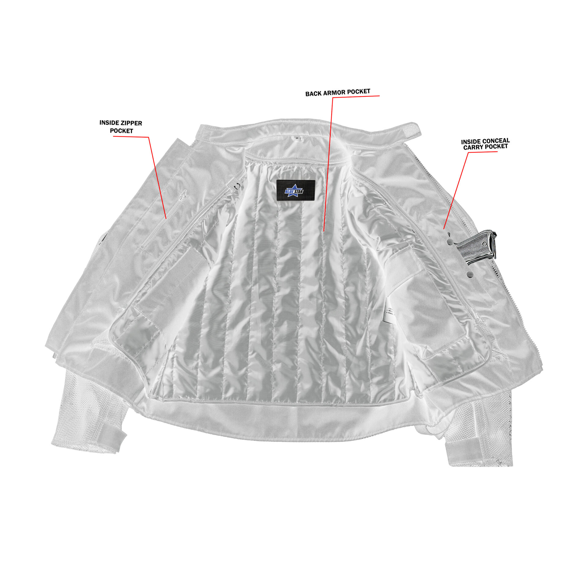 BSM1139 MEN'S PERFORMANCE MESH JACKET – BLACK - Image 4