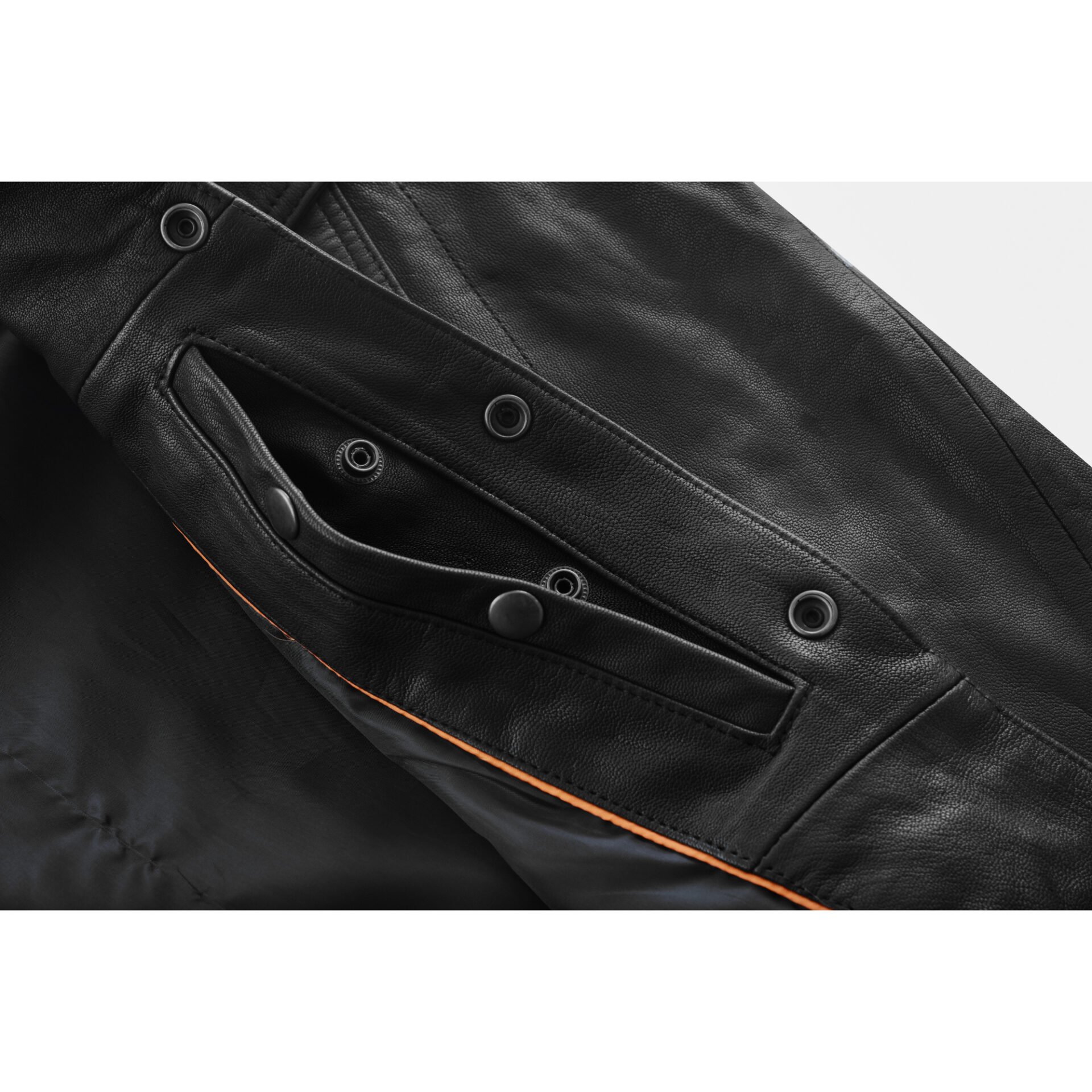 BSM1136 Men's Premium Lightweight Leather Shirt - Image 10