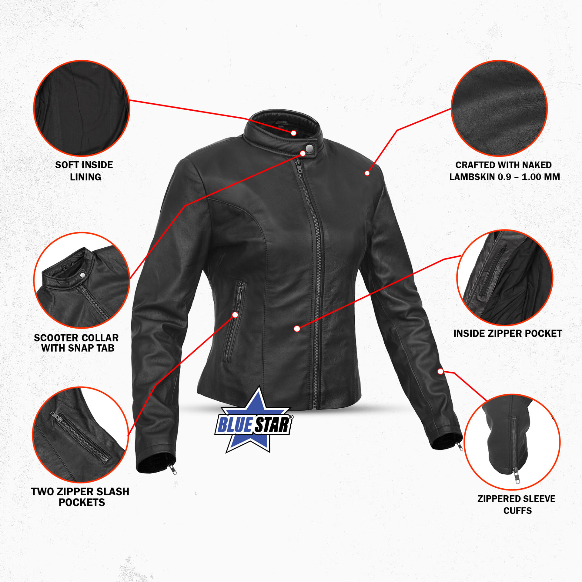 BSM2102 Women's Stylish Lightweight Jacket - Image 3