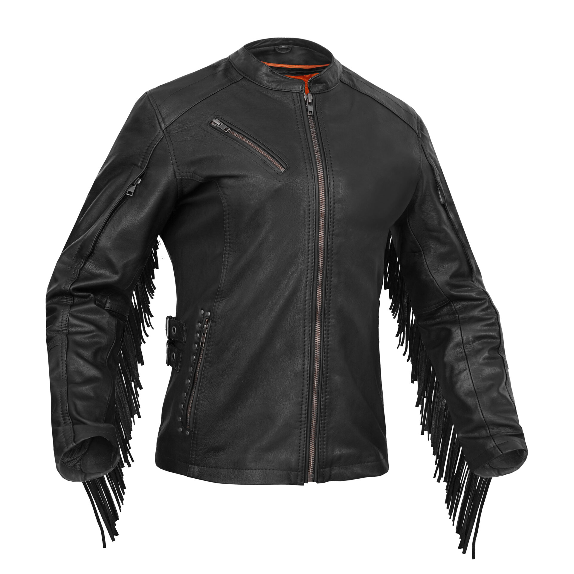BSM2107 Women's Stylish Jacket with Fringe