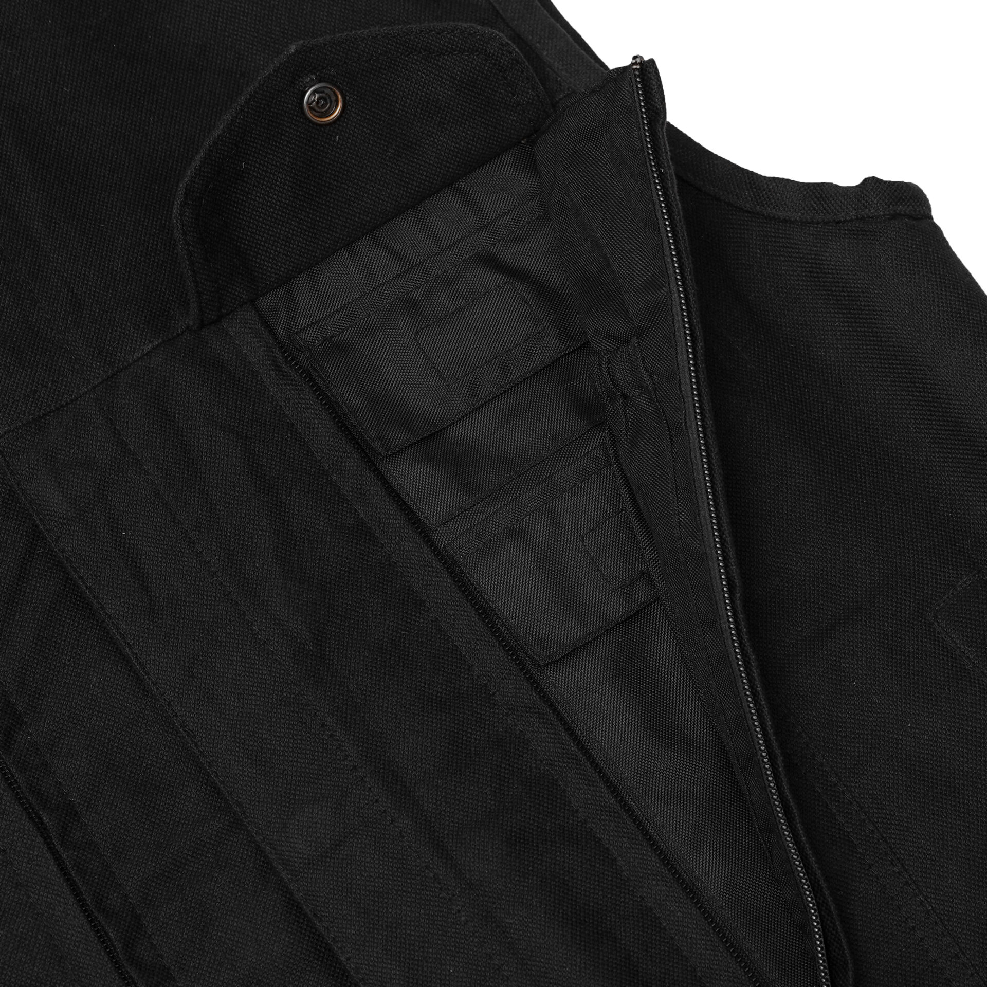 BSM1533 Men's Modern Utility Style Canvas Vest - Image 7