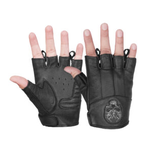 BSM3341 Reflective Skull Fingerless Glove