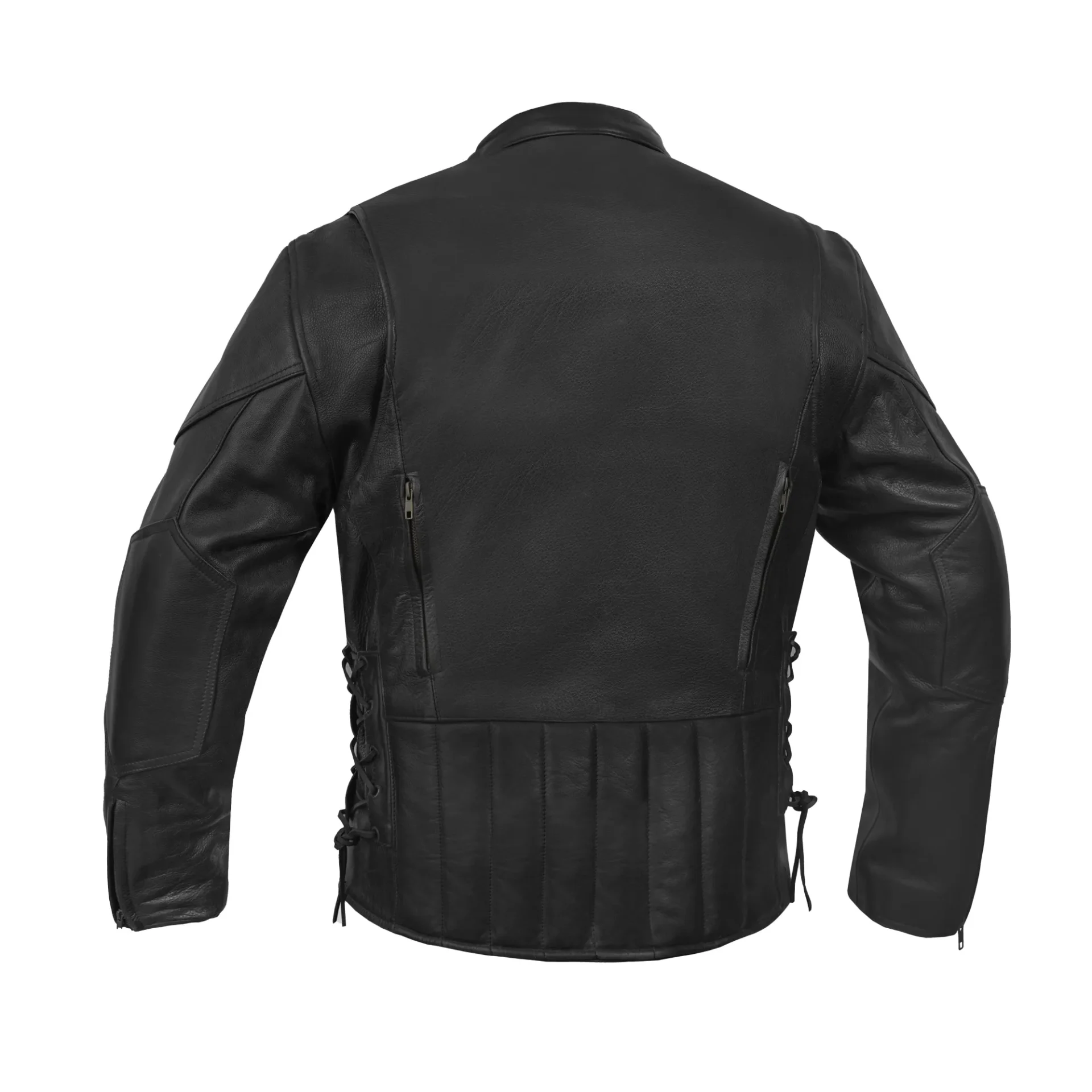 BSM1113 Men's Vented M/C Jacket Side Laces - Image 2