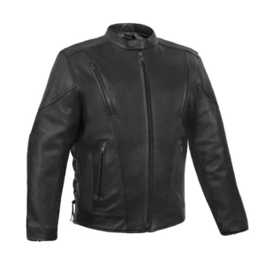 BSM1113 Men's Vented M/C Jacket Side Laces