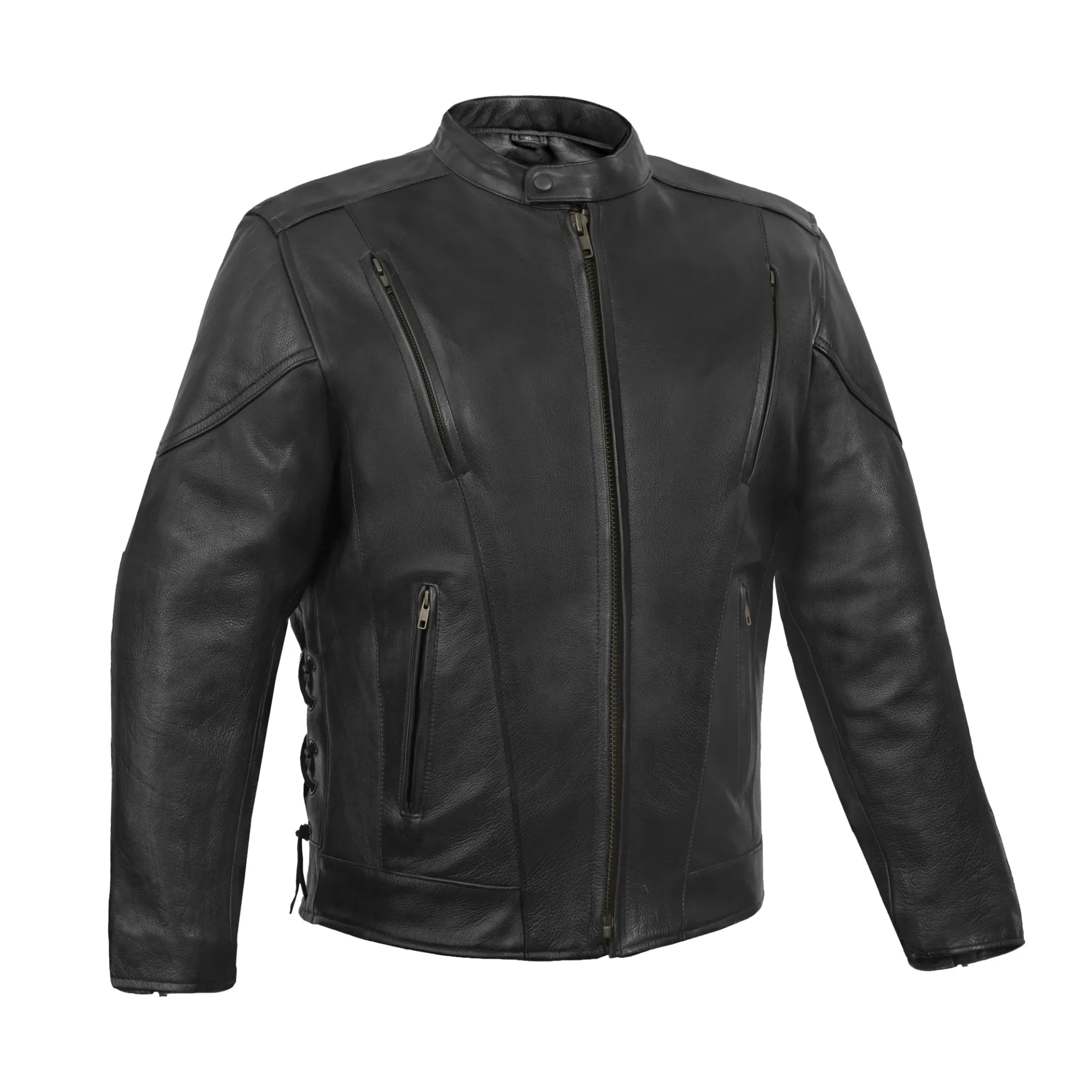 BSM1113 Men's Vented M/C Jacket Side Laces