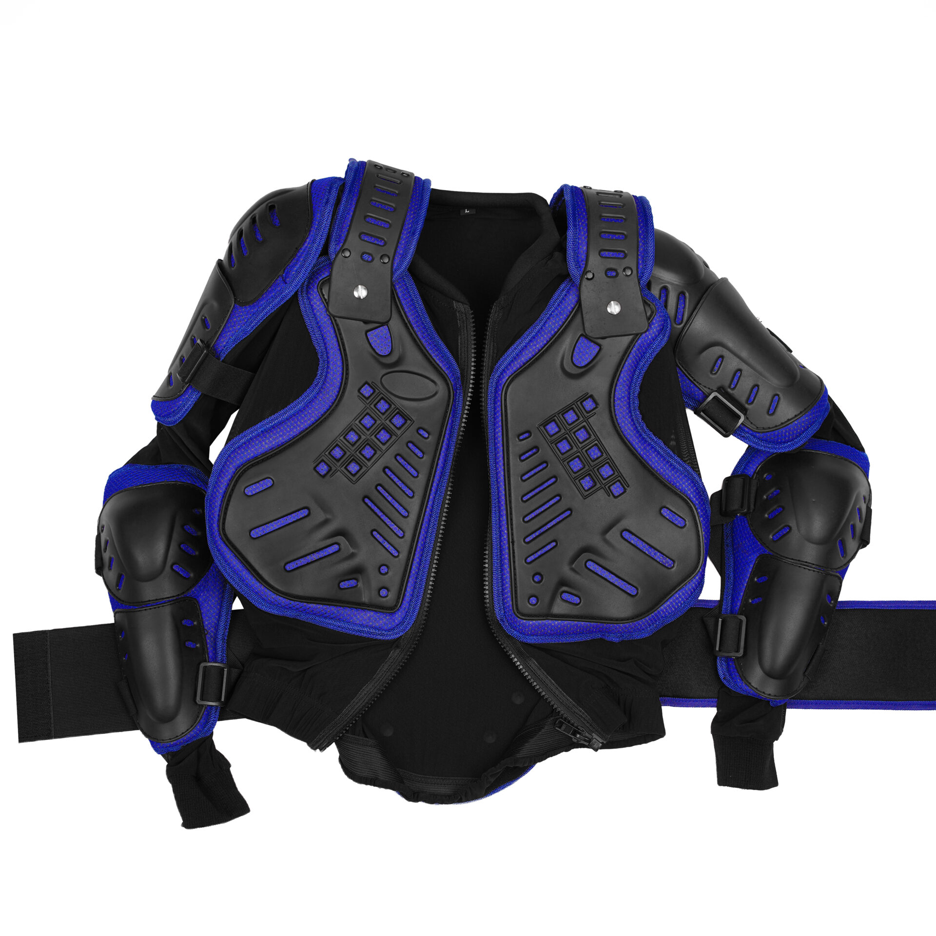 BSM5027 Motorcycle Full Body Armor - CE-2 Level - Blue - Image 13