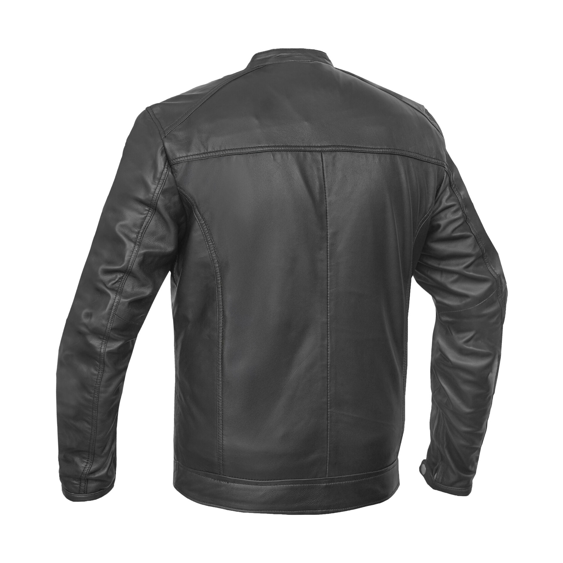 BSM1149 Classic Joe Men's Fashion Leather Jacket - Image 2